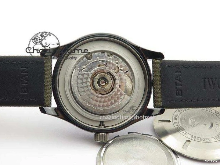 MIROTIME 0304 SunProtective MARK XVII IW324702 Real Ceramic MK Best Edition Green Dial On Green Nylon Strap A 7288